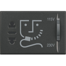 LEGRAND Axolute HS4177 borotva aljzat 3 modulos, fekete villanyszerelés