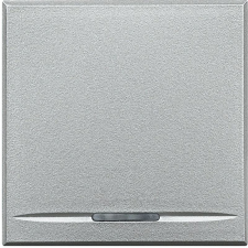 LEGRAND Axolute nyomógomb 10A, 2 modul, szürke HC4055/2 villanyszerelés