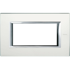 LEGRAND Axolute takarókeret 4m matt üveg szögletes HA4804VSA villanyszerelés