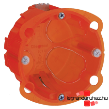 LEGRAND Batibox süllyesztődoboz univerzális, egyes doboz, 40mm mély, Legrand 080101 villanyszerelés