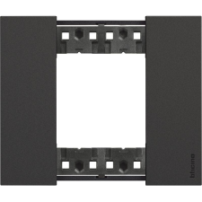 LEGRAND BTICINO LivingNow keret fekete 2 modul KA4802KG villanyszerelés