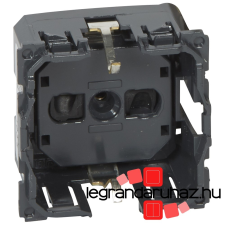 LEGRAND Céliane 2P+F földelt csatlakozóaljzat gyermekvédelemmel, rugós 067153 villanyszerelés