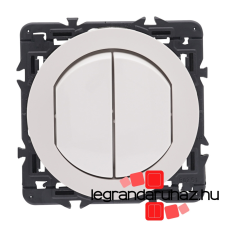 LEGRAND Céliane csillárkapcsoló IP44, fehér CF2X067002IP-CS világítási kellék