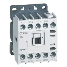 LEGRAND CTX3 Mini ip. mágneskapcs. 3P 9A 1NY 415V AC villanyszerelés