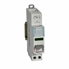 LEGRAND CX3 moduláris nyomógomb 1Z + zöld LED 12/48V ~/= villanyszerelés