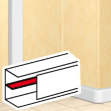 LEGRAND DLP 010584 válaszfal 35mm villanyszerelés