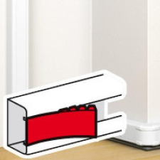 LEGRAND DLP CSATORNA FEDÉL 45mm FEHÉR villanyszerelés