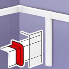 LEGRAND DLP Klíma Falátvezető 100x60-hoz 611310 villanyszerelés