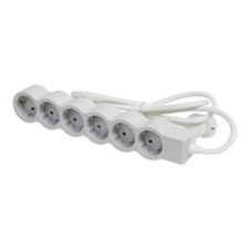 LEGRAND elosztó - 6 aljzat, 3m, fehér-szürke (LEGRAND_694565) kábel és adapter