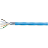  LEGRAND fali kábel, réz, Cat6, árnyékolt (F/UTP), 4 érpár (AWG23), LSZH (LSOH), kék, d:7.1mm, 305m, kartondoboz, LCS2 032856