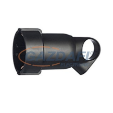 LEGRAND Földelt csatlakozóaljzat kiemelővel, hátsó bekötésű, fekete villanyszerelés