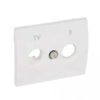 LEGRAND GALEA TV/RD 2 KIVEZETÉSSEL FEHÉR