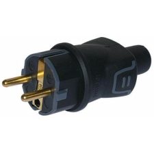 LEGRAND gumi csatlakozó dugvilla, földelt, hátsó bekötésű, IP44 (50342) villanyszerelés