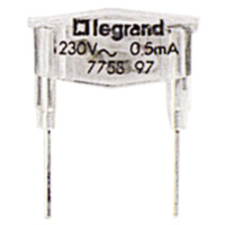 LEGRAND jel. lámpa 230V 0,5MA zöld villanyszerelés
