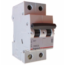 LEGRAND kismegszakító 2P C 25A 6kA RX3 (419226) villanyszerelés