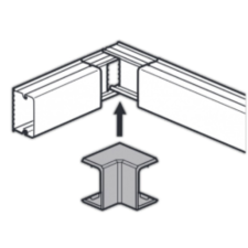 LEGRAND Leg.638101 DLP eco mini belső könyök 15x10 mm villanyszerelés