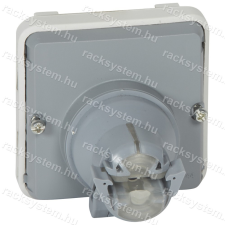 LEGRAND Legrand 069581 Program Mosaic IP44 illesztőkeret füstszínű csapófedéllel, RJ45 csatlakozóhoz villanyszerelés