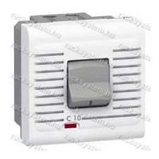LEGRAND Legrand 077521 Program Mosaic kismegszakító 1P+N, 10A, 2m, fehér villanyszerelés