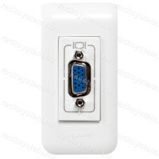 LEGRAND Legrand 078777 Program Mosaic HD15 bemenet, elővezetékezett, 2 modulos, fehér villanyszerelés