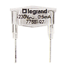 LEGRAND Legrand 230V 0,5mA zöld glimmlámpa 1db világítási kellék