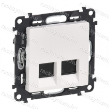LEGRAND Legrand 753143 Valena Life 2xRJ45 Cat. 6 UTP csatlakozóaljzat fehér villanyszerelés