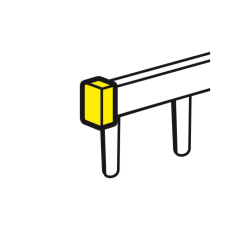 LEGRAND Lexic fésűs sín végzáró 3P sínhez (404995) villanyszerelés