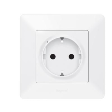 LEGRAND NETATMO INT.CSALT.ALJ. 2P+F FEHÉR villanyszerelés