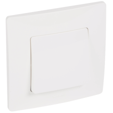 LEGRAND NILOÉ EGYPÓLUSÚ NYOMÓKAPCSOLÓ KOMPLETT FEHÉR villanyszerelés