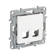 LEGRAND Niloé fehér 2xRJ45 keystone adapter, fehér 664765 Legrand villanyszerelés