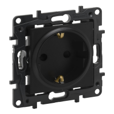 LEGRAND NILOÉ STEP 2P+F CSATLALJ.CSAV.FEKETE villanyszerelés