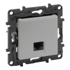 Legrand Niloé Step 863367 RJ45 Cat.6A UTP aljzat, alumínium (Legrand 863367) villanyszerelés