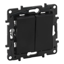 LEGRAND Niloé Step csillárkapcsoló, 10AX, fekete, IP44, Legrand 863505IP44 világítási kellék