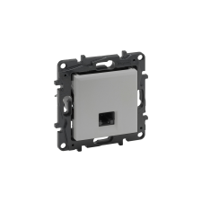 LEGRAND Niloé Step RJ45 Cat.6A STP csatlakozóaljzat alumínium 863369 villanyszerelés