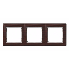 LEGRAND Niloé világos fa dekor keret 3-as (397097) villanyszerelés