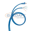 LEGRAND patch kábel, RJ45-AWG, Cat6, árnyékolt (F/UTP), AWG24, LSZH (LSOH), kék, d: 6 mm, 8 méter, LCS2