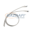 LEGRAND patch kábel, RJ45-RJ45, Cat5e, árnyékolatlan (U/UTP), AWG24, PVC, szürke, d: 5.4mm, 1 méter, LCS2