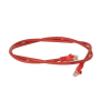 LEGRAND patch kábel, RJ45-RJ45, Cat6, árnyékolatlan (U/UTP), AWG24, LSZH (LSOH), piros, d: 6mm, 1 méter, LCS2