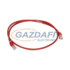 LEGRAND patch kábel, RJ45-RJ45, Cat6A, árnyékolatlan (U/UTP), AWG26, LSZH (LSOH), piros, d: 6,2mm, 5 méter, LCS2