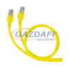 LEGRAND patch kábel, RJ45-RJ45, Cat6A, árnyékolatlan (U/UTP), AWG26, PVC, sárga, d: 6,2mm, 5 méter, LCS2