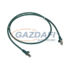 LEGRAND patch kábel, RJ45-RJ45, Cat6A, árnyékolt (S/FTP), AWG27, LSZH (LSOH), zöld, d: 6,2mm, 5 méter, LCS2