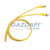 LEGRAND patch kábel, RJ45-RJ45, Cat6A, árnyékolt (S/FTP), AWG27, PVC, sárga, d: 6,2mm, 2 méter, LCS2