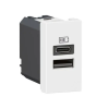 LEGRAND PRMOSAIC 2xUSB A+C ALJZAT 1MOD.FEHÉR