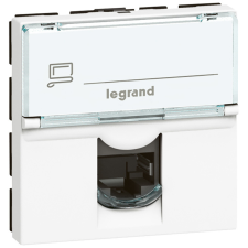 LEGRAND PRMOSAIC TEL.1xRJ45 FTP CAT6 2M FEH villanyszerelés