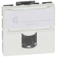 LEGRAND PRMOSAIC TEL.1xRJ45 UTP CAT5e 2M FEH villanyszerelés