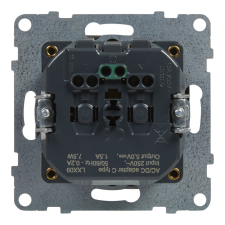 LEGRAND SUNO 2P+F CSATLALJ.RUG.+USB-C ALUMÍN villanyszerelés