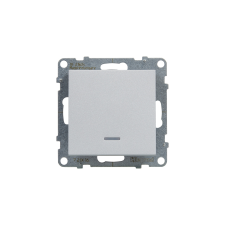 LEGRAND Suno aluminium 106 JF váltókapcsoló jelzőfénnyel, keret nélkül 10AX 721316 villanyszerelés