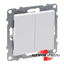 LEGRAND Suno csillárkapcsoló 10 AX fehér, IP44, Legrand 721105IP44 világítási kellék