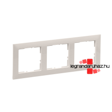 LEGRAND Suno hármas keret homok, Legrand 721533 villanyszerelés