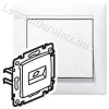 LEGRAND Valena 1XRJ45 LCS2 Cat6 UTP informatikai csatlakozóaljzat, csavaros, fehér 774242