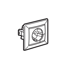 LEGRAND Valena 2P+F csatlakozóaljzat komplett, kiemelővel, fehér villanyszerelés